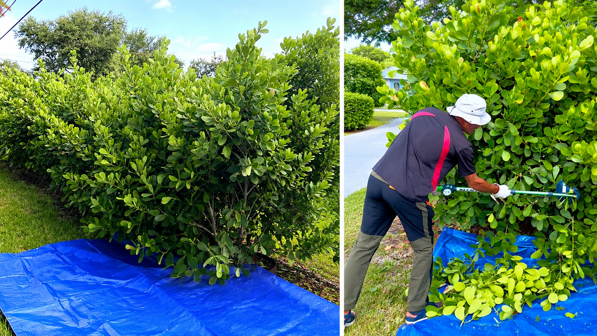 The Clusia Hedge Trimmer Designed to Avoid Damaging the Leaves