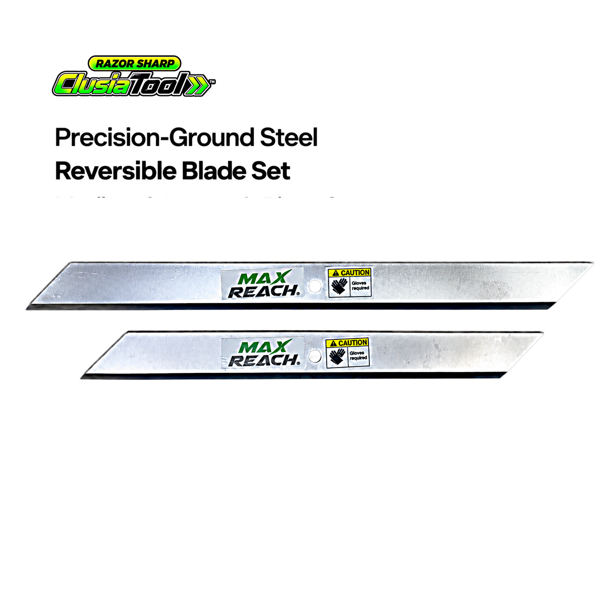 Clusia Tool™ Reversible Steel Blade Set — Medium & Large